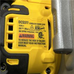 AS-IS DEWALT ATOMIC 20V MAX Cordless Brushless Compact 1-3/4 in. Bandsaw (Tool Only)