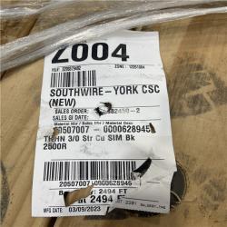 DALLAS LOCATION - Southwire 2,500 ft. 3 Black Stranded CU SIMpull THHN Wire (SEE NOTES)
