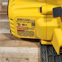 HOUSTON LOCATION - AS-IS DEWALT FLEXVOLT 60V MAX Cordless Brushless 7-1/4 in. Wormdrive Style Circular Saw (Tool Only)