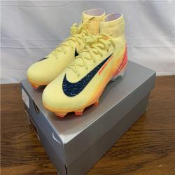 NEW! Nike Zoom Mercurial Superfly 10 Elite KM FG Firm Ground Soccer Cleat Light Laser Orange/Armory Navy-8