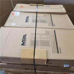 Phoenix Mixed Builders Edge Louvered Vinyl Exterior Shutters Pair in Midnight Blue Pallet (60-Boxes)