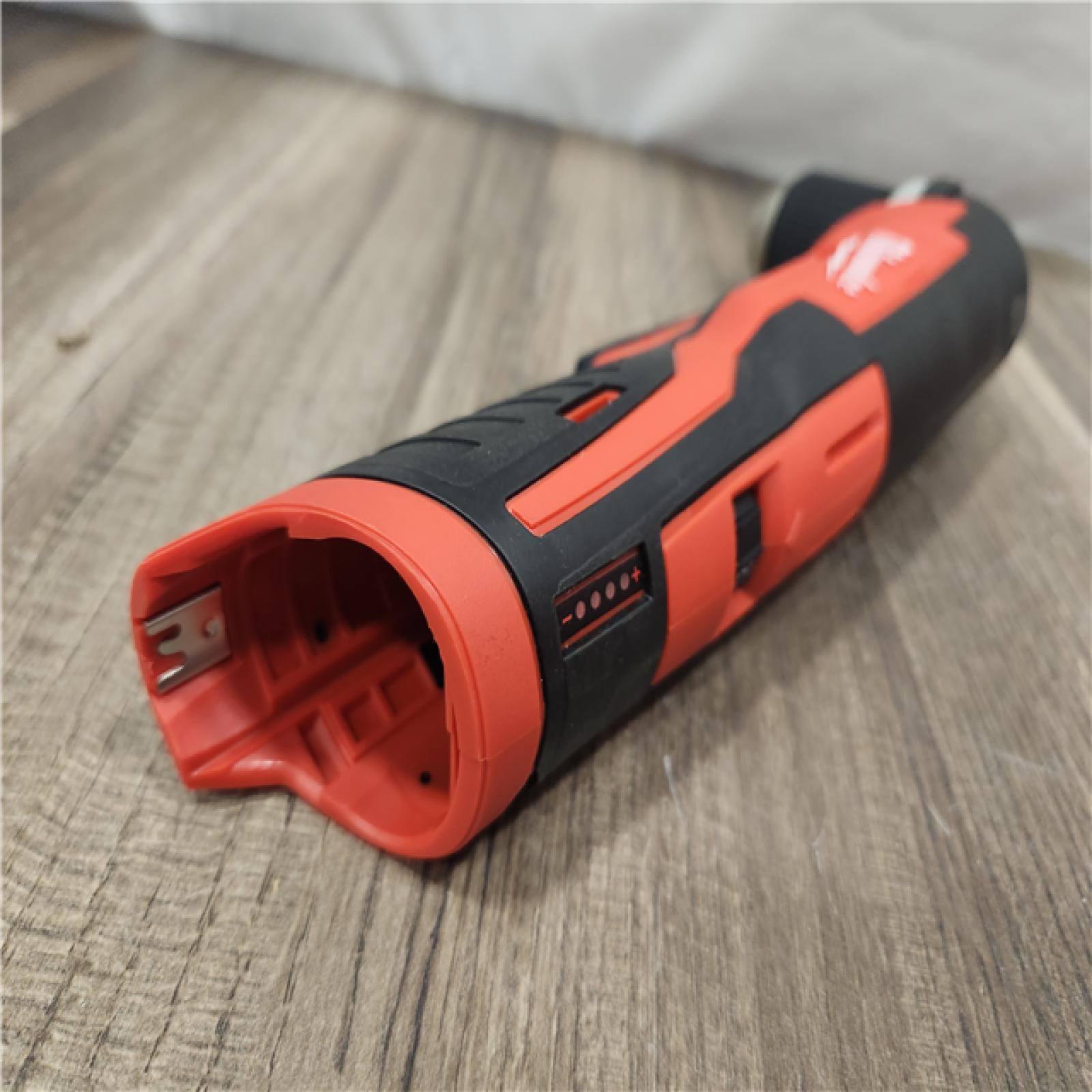 AS-IS- Milwaukee M12 12V Lithium-Ion Cordless 3/8 in. Right Angle Drill (Tool Only)