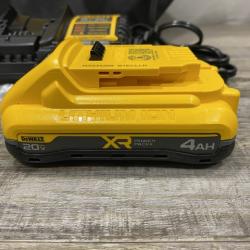 AS-IS DEWALT 20V MAX XR Lithium-Ion Brushless Cordless 3-Speed High Torque 1/4 in. Impact Driver Kit