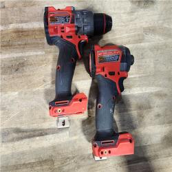 HOUSTON LOCATION - AS-IS MILWAUKEE FUEL 18V Lithium-Ion Brushless Cordless Hammer Drill and Impact Driver Combo Kit