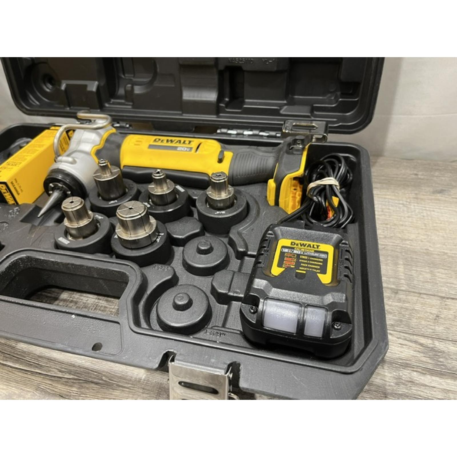 AS-IS DEWALT 20V MAX Lithium-Ion Copper Swage Tool Kit