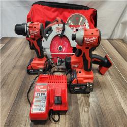 AS-IS- Milwaukee M18 4-Tool Combo Kit