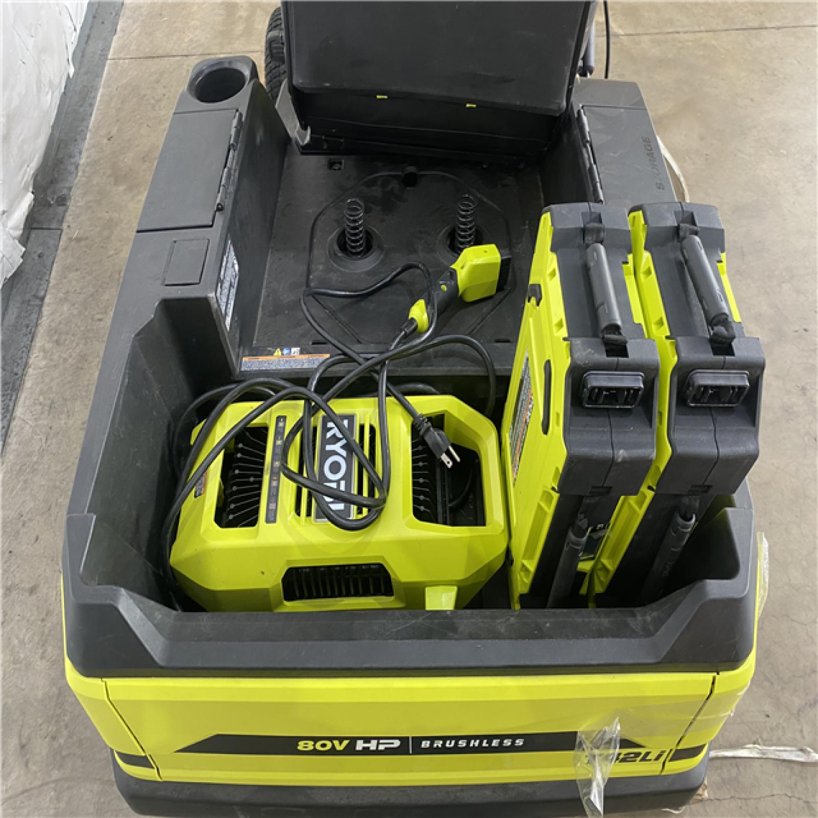 Houston Location AS IS - Ryobi 80V HP Riding Mower