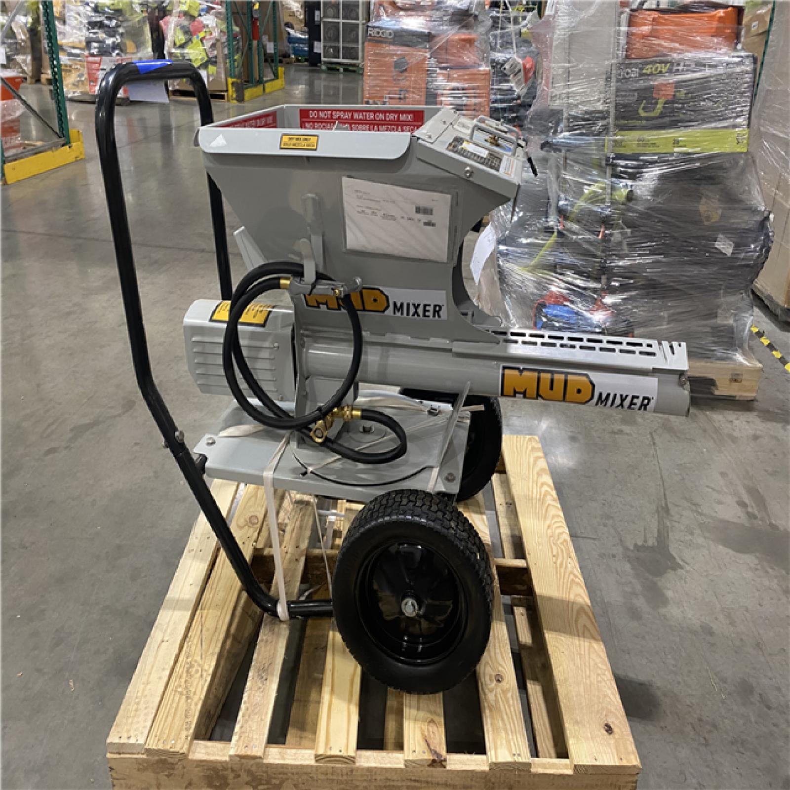 Dallas Location - As-Is MUDMIXER Heavy Duty Portable Continuous Concrete Mixer Evolution
