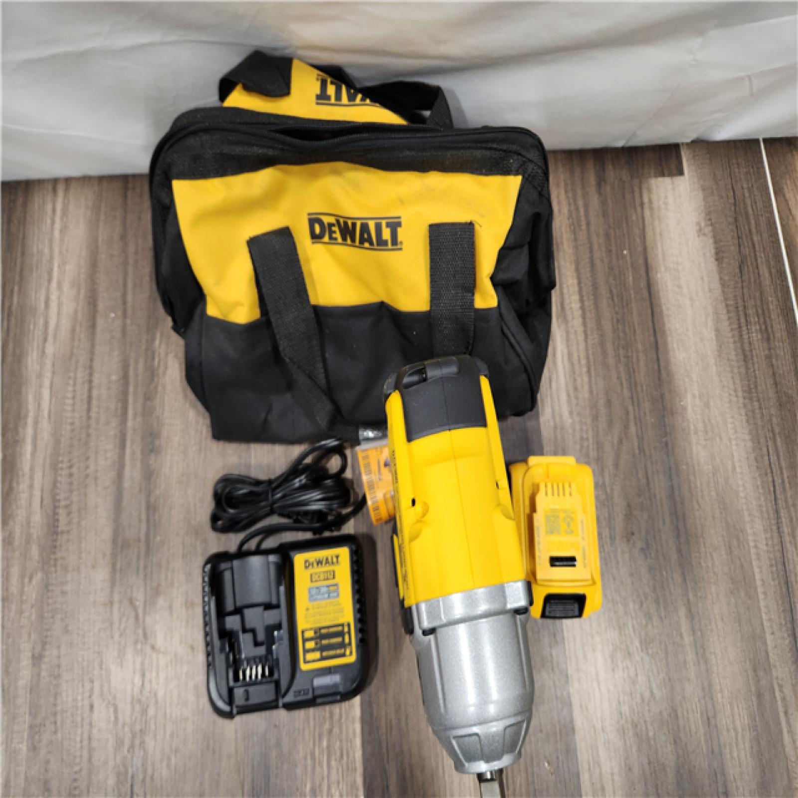AS-IS DEWALT 20V MAX Lithium-Ion Cordless 1/2 in. Impact Wrench Kit