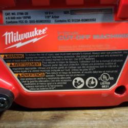 HOUSTON LOCATION - AS-IS Milwaukee M18 FUEL 9 Cut-Off Saw with ONE-KEY (TOOL ONLY)