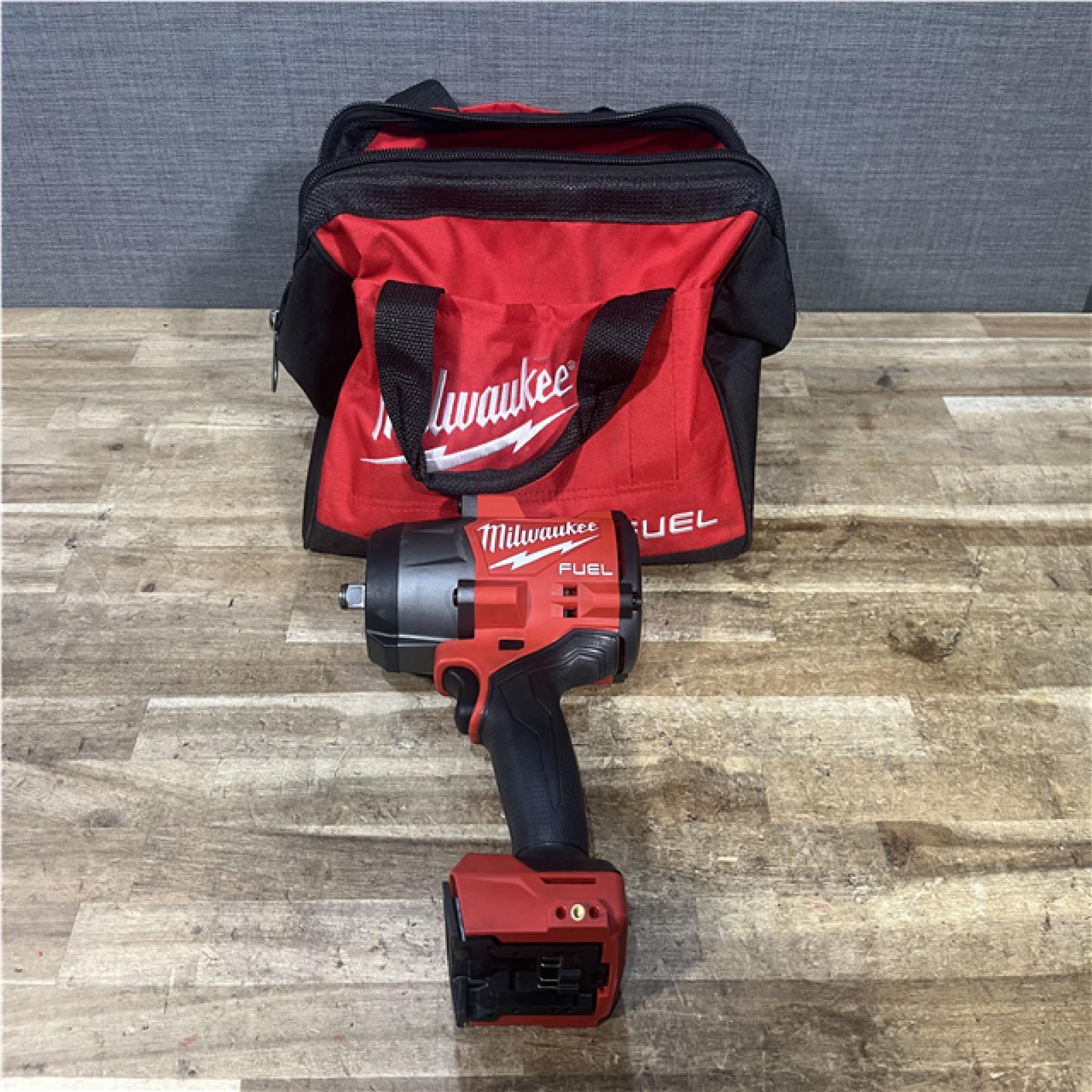 Houston Location AS-IS Milwaukee FUEL 18V Lithium-Ion Brushless Cordless 1/2 in. Impact Wrench with Friction Ring (Tool-Only)