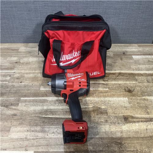 Houston Location AS-IS Milwaukee FUEL 18V Lithium-Ion Brushless Cordless 1/2 in. Impact Wrench with Friction Ring (Tool-Only)