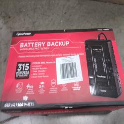 CALIFORNIA LIKE-NEW CYBERPOWER BATTERY BACKUP w/ SURGE PROTECTION