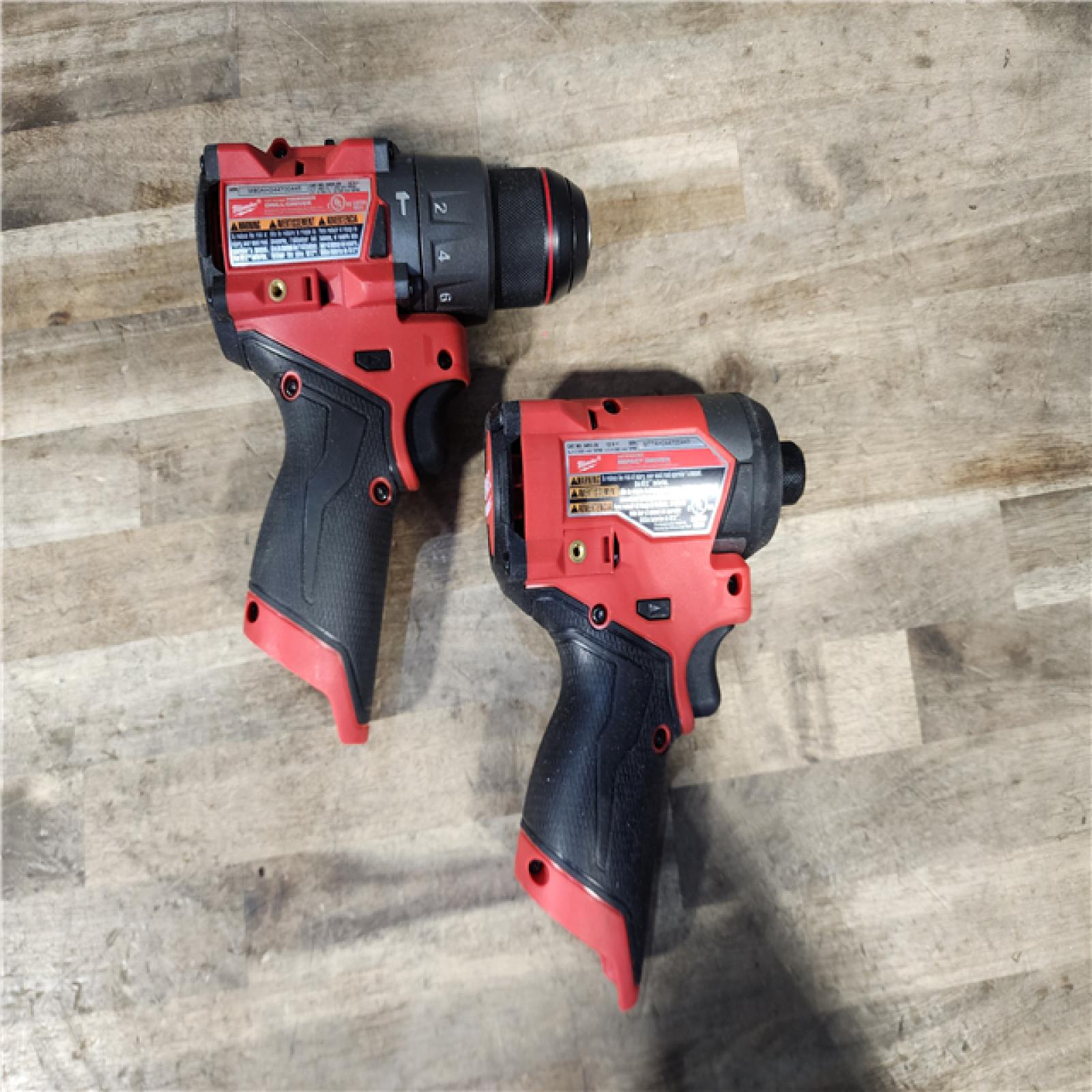 HOUSTON LOCATION - AS-IS Milwaukee 3497-22 12V Brushless Hammer Drill and Impact Driver Combo Kit