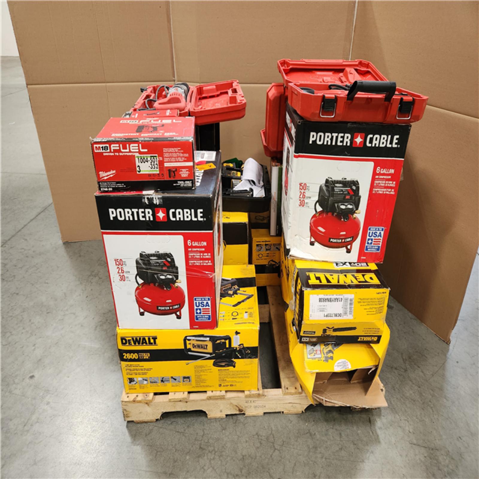CALIFORNIA AS -IS  TOOL PALLET
