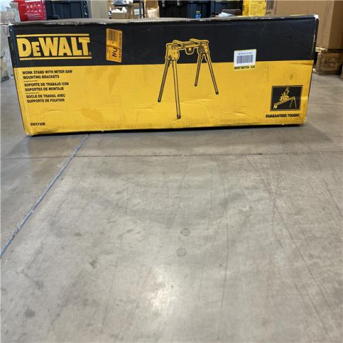 New! - DEWALT Miter Saw Stand, Heavy Duty with Miter Saw Mounting Brakets, Tool Only