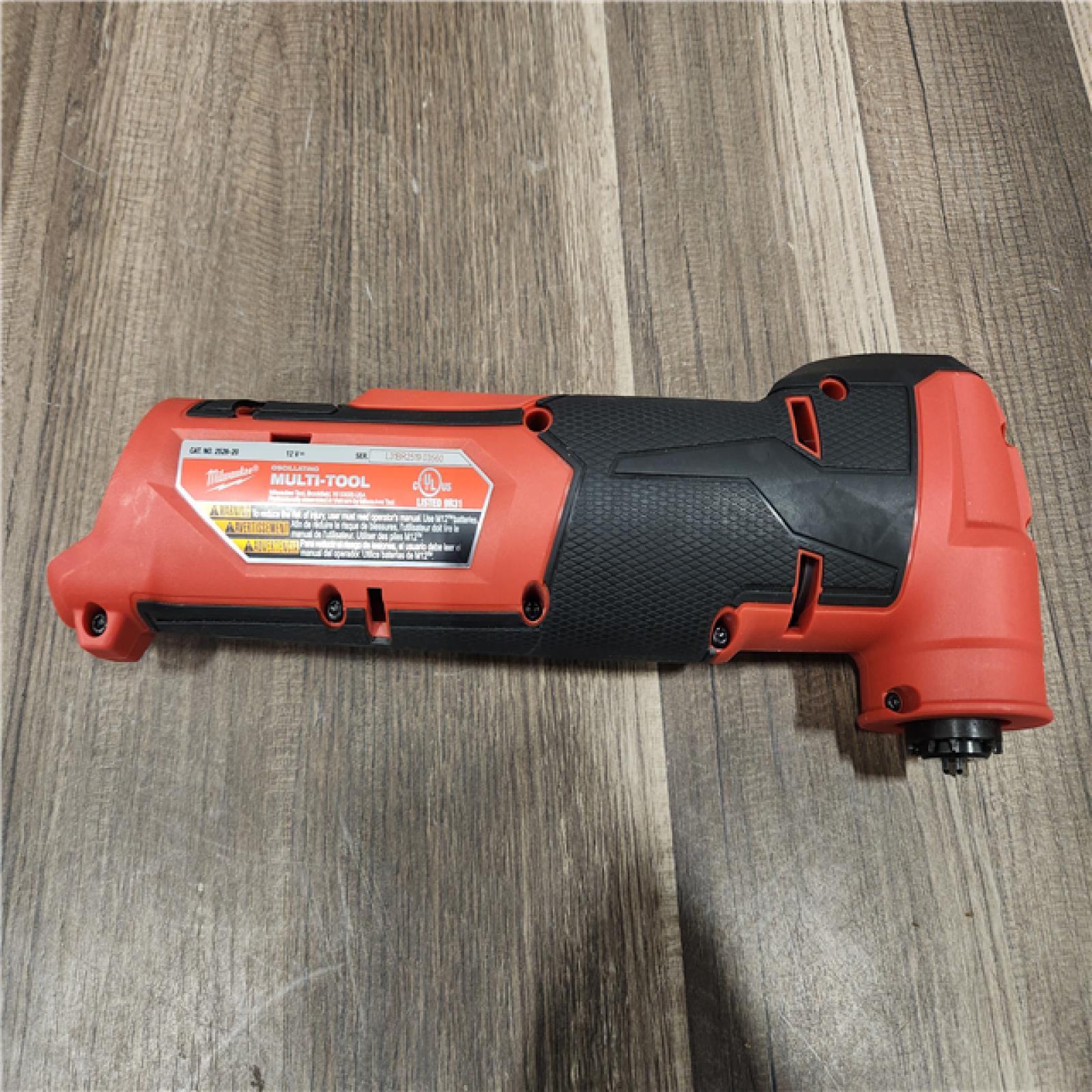 AS-IS- Milwaukee M12 FUEL 12-Volt Lithium-Ion Cordless Oscillating Multi-Tool (Tool-Only)
