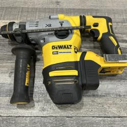 AS-IS DEWALT 20-Volt MAX XR Lithium Ion 1-1/8 in. Cordless SDS-plus Brushless L-Shape Concrete/Masonry Rotary Hammer (Tool-Only)