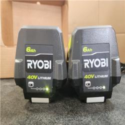 Phoenix NEW RYOBI 40V Lithium-Ion (2) 4.0 Ah Battery/4A Fast Charger Starter Kit