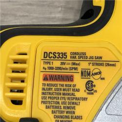 AS-IS DEWALT 20V MAX XR Cordless Barrel Grip Jigsaw (Tool Only)