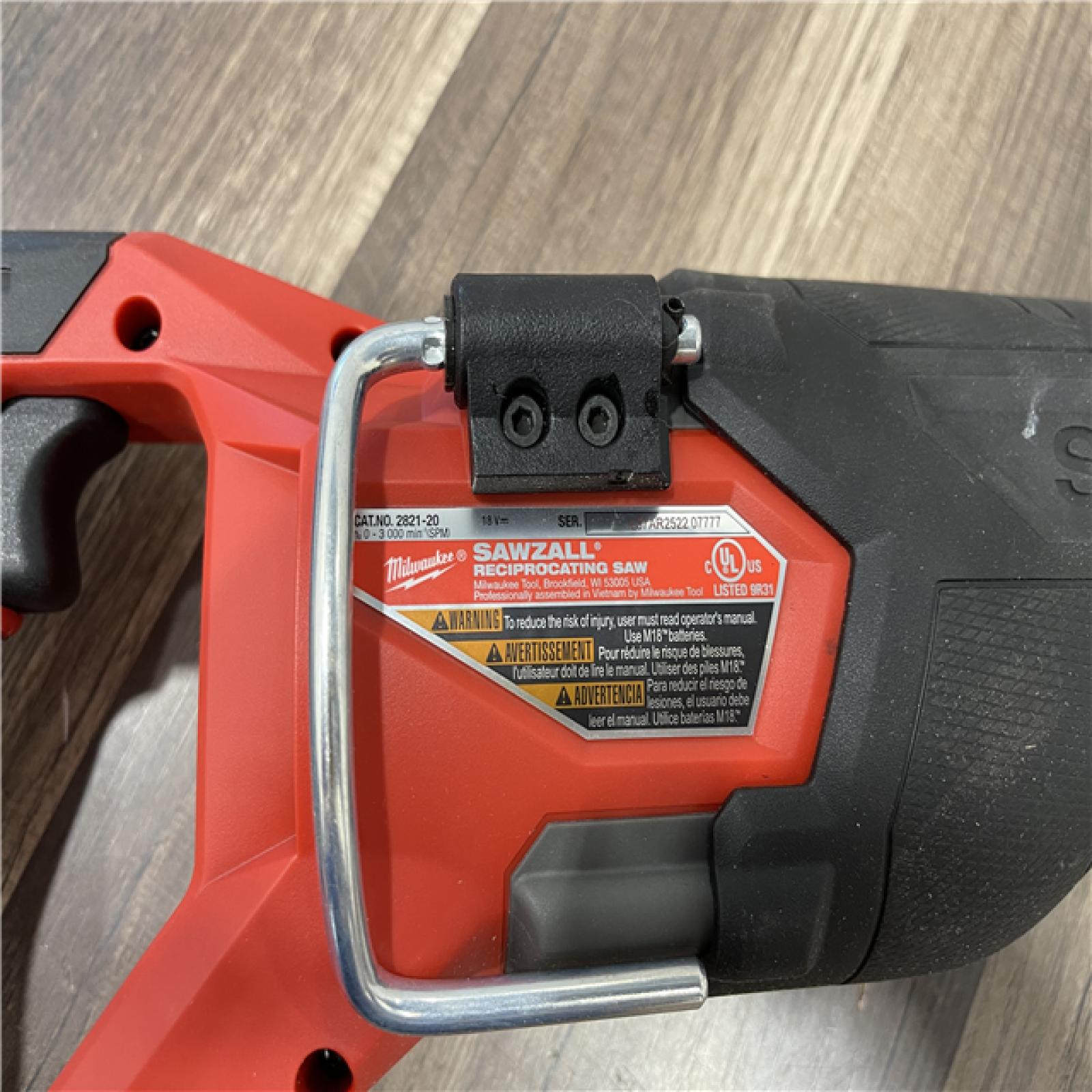 AS-IS Milwaukee FUEL GEN-2 18V Lithium-Ion Brushless Cordless SAWZALL Reciprocating Saw (Tool-Only)
