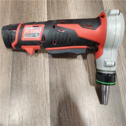 AS-IS- Milwaukee M12 12-Volt Lithium-Ion Cordless PEX Expansion Tool Kit with (2) 1.5 Ah Batteries  (3) Expansion Heads and Hard Case