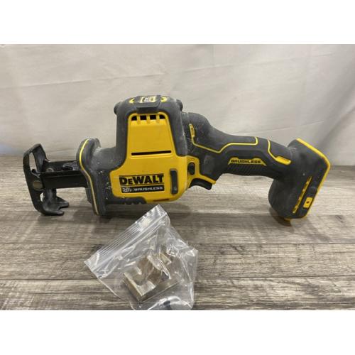 AS-IS DEWALT ATOMIC 20V MAX Cordless Brushless Compact Reciprocating Saw (Tool Only)