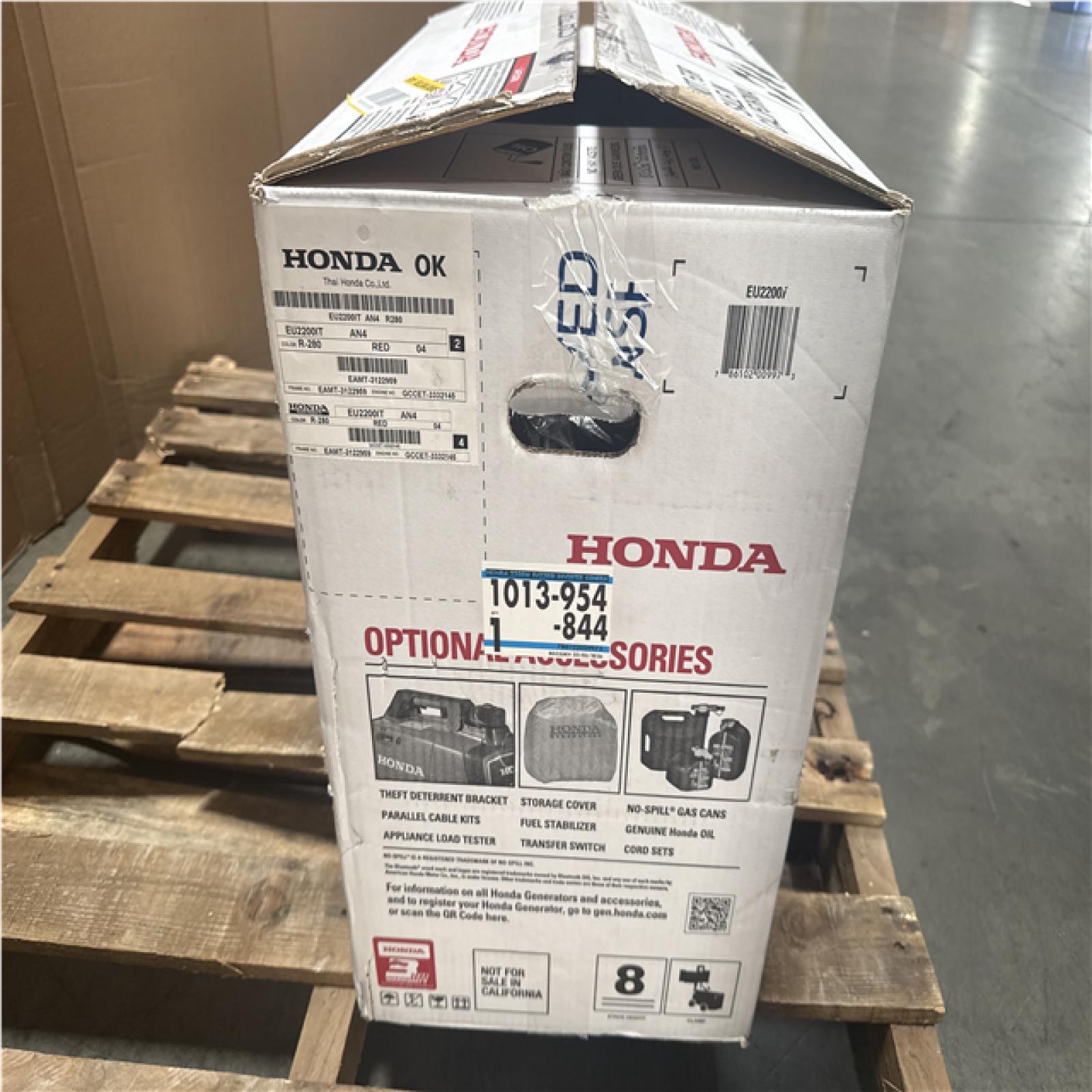 CALIFORNIA AS IS HONDA EU2200i INVERTER