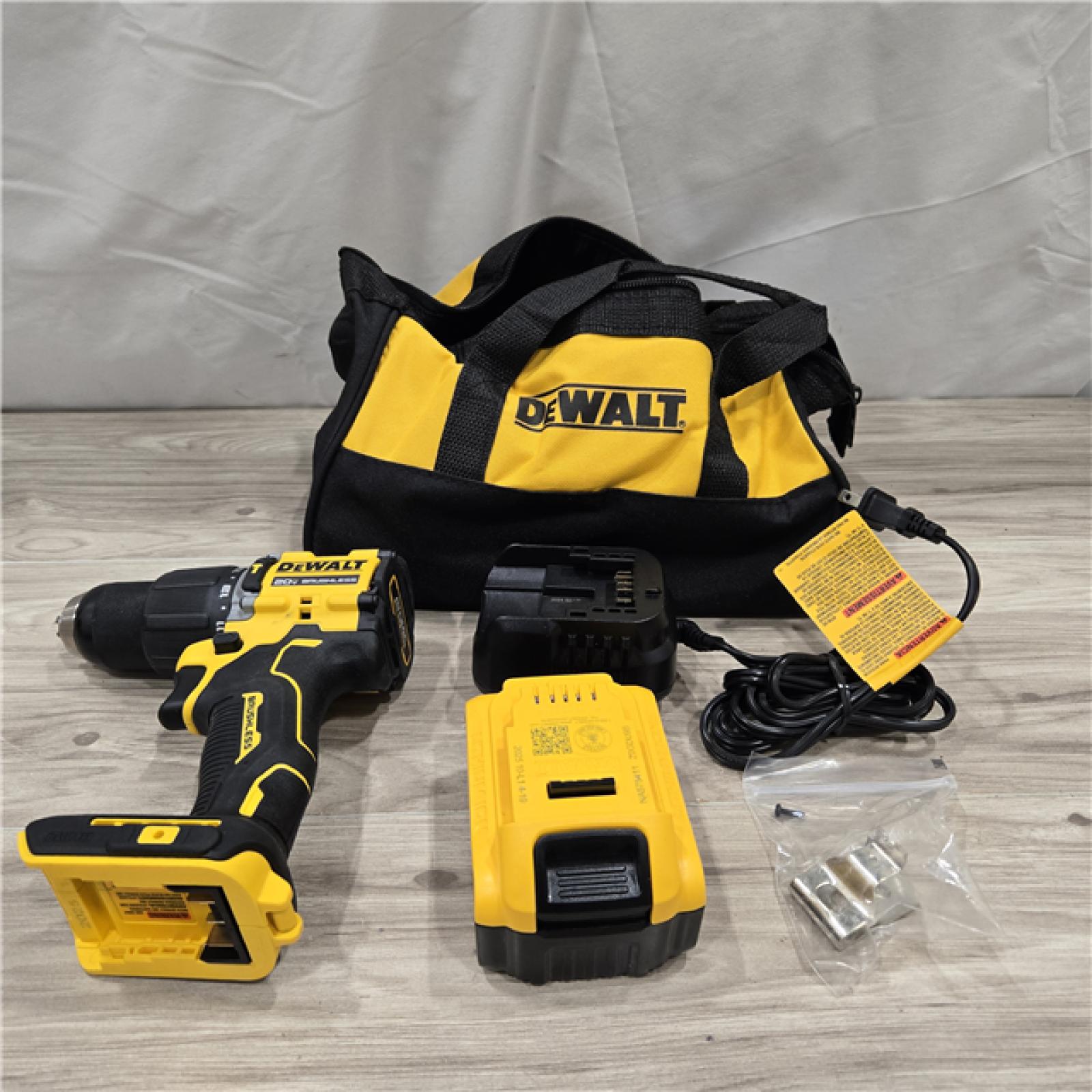 AS-IS DeWalt ATOMIC 20V Cordless 1/2 in. Hammer Drill Kit