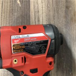 AS-IS Milwaukee FUEL 12V Lithium-Ion Brushless Cordless 1/4 in. Hex Impact Driver (Tool-Only)