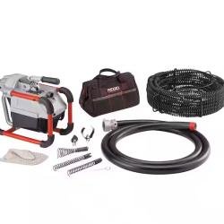 DALLAS LOCATION - RIDGID K-60SP-SE Compact Sectional Drain Cleaning Snake Auger Sewer Machine + Tool Kit