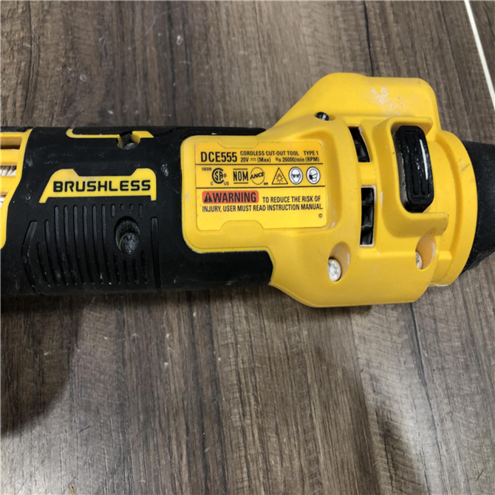 AS-IS DEWALT XR 20V Lithium-Ion Cordless Rotary Drywall Cut-Out Tool (Tool Only)