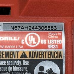 AS-IS Milwaukee 18-Volt Lithium-Ion Brushless Cordless Compact Hammer Drill/Impact Combo Kit