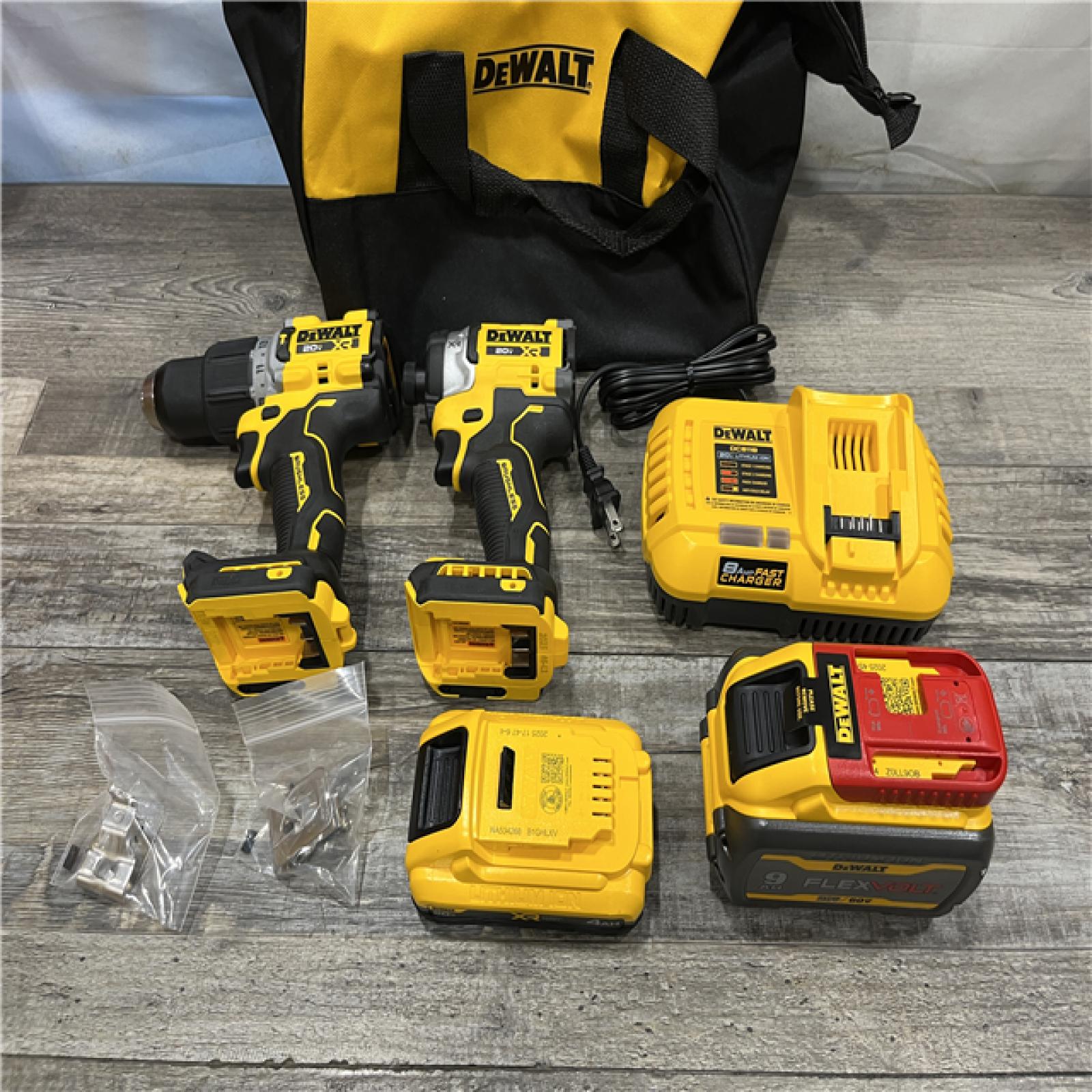 AS-IS DEWALT 20V Lithium-Ion Cordless 2-Tool Combo Kit