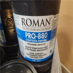 Phoenix NEW Roman PRO-880 5 GAL. Ultra Clear Strippable Wallcovering Adhesive Pallet (20-Buckets)