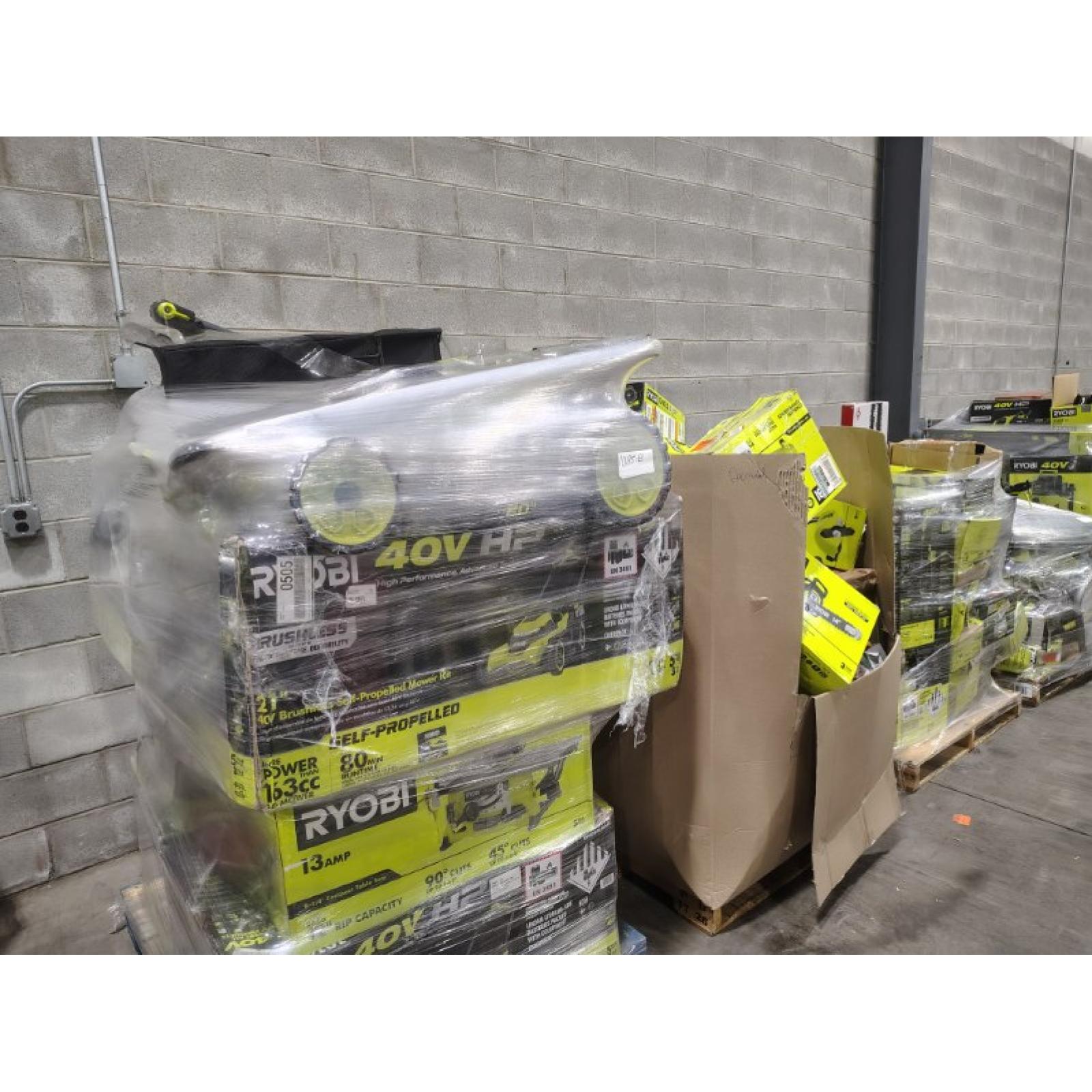 Pittston Location As-Is Power Tools Partial Truckload (15 Pallets) 1085-B