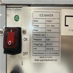 CALIFORNIA AS IS COMMERCIAL ICE MAKER PN800F