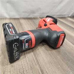 AS-IS- Milwaukee M12 FUEL 12-Volt Lithium-Ion Brushless Cordless HACKZALL Reciprocating Saw Kit W/ Free M12 4.0Ah Compact Battery