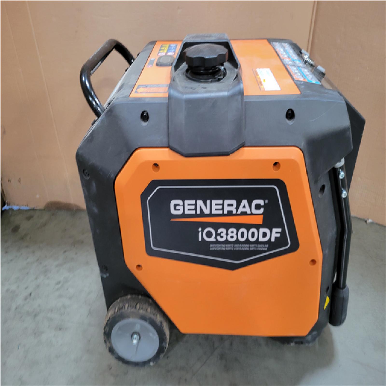 CALIFORNIA AS-IS GENERAC 3 800/3 00-WATT DUAL FUEL INVERTER GENERATOR