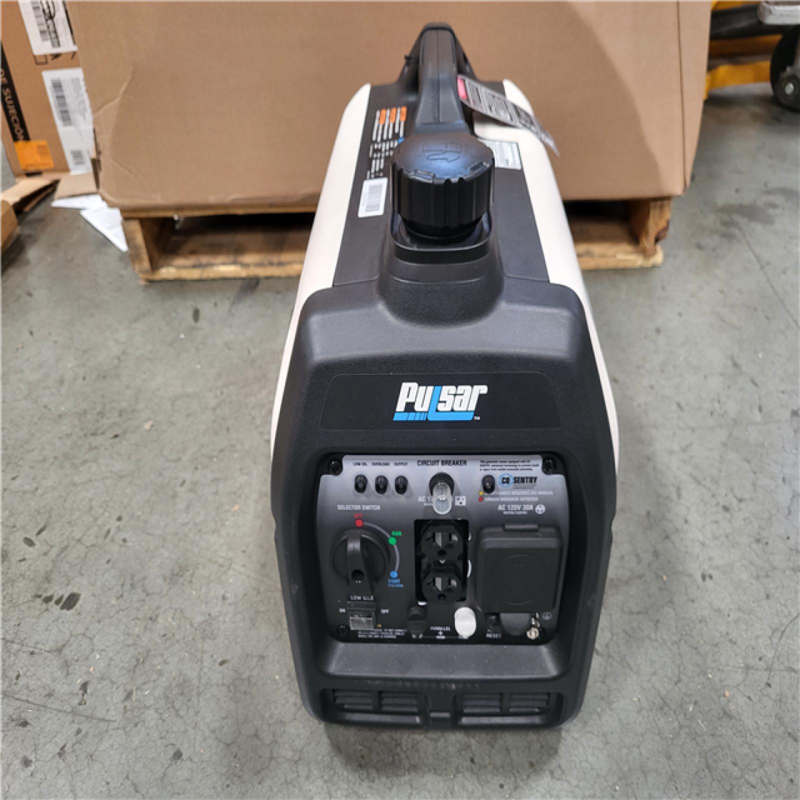 CALIFORNIA AS-IS LIKE NEW PULSAR 4000 WATT PORTABLE INVERTER GENERATOR
