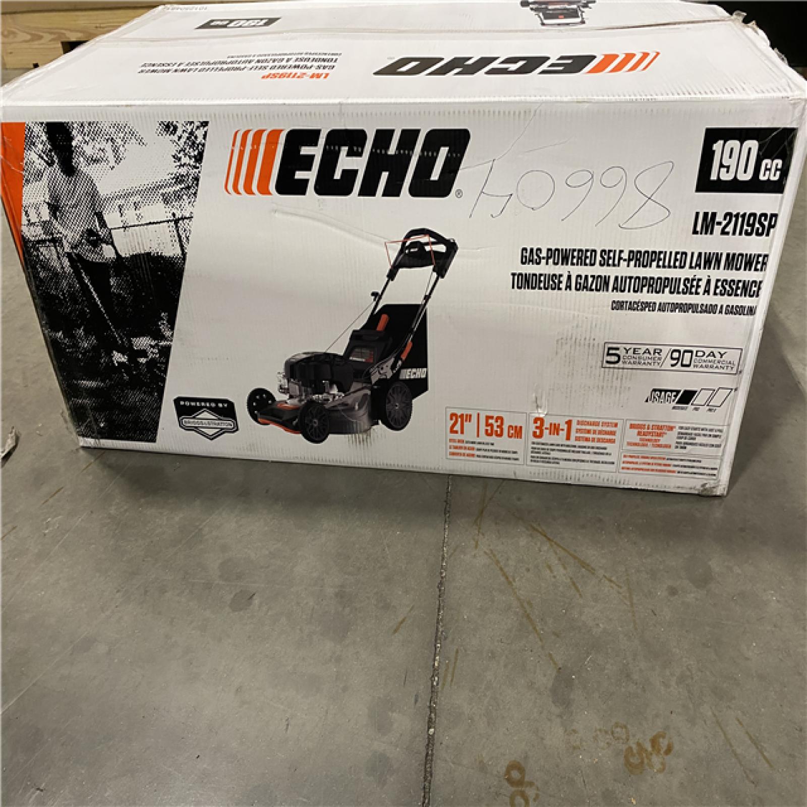 DALLAS LOCATION- NEW!- ECHO SELF-PROPELLED LAWN MOWER