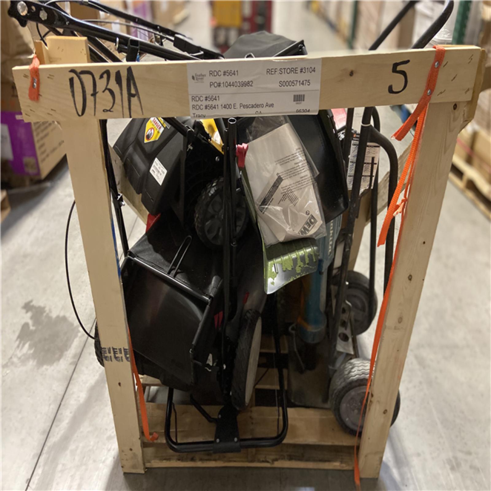 DALLAS LOCATION - AS-IS OUTDOOR POWER EQUIPMENT