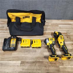 HOUSTON LOCATION - AS - IS DEWALT ATOMIC 20-Volt Lithium-Ion Cordless Brushless (2-Tool) Combo Kit