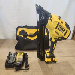 AS-IS- DEWALT 20V MAX XR 15 Ga. Cordless 34 Deg Nailer 20 V