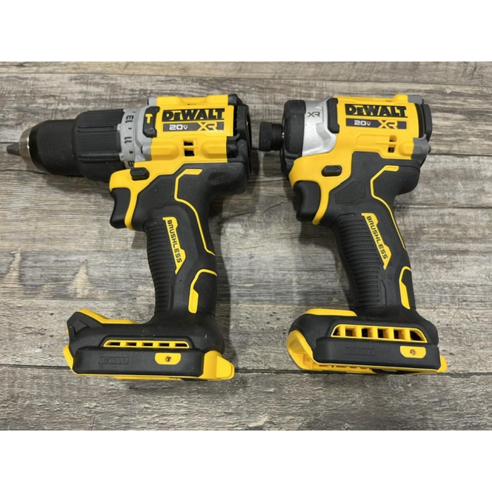 AS-IS DEWALT 20V XR Lithium-Ion Cordless 2-Tool Combo Kit