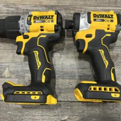 AS-IS DEWALT 20V XR Lithium-Ion Cordless 2-Tool Combo Kit