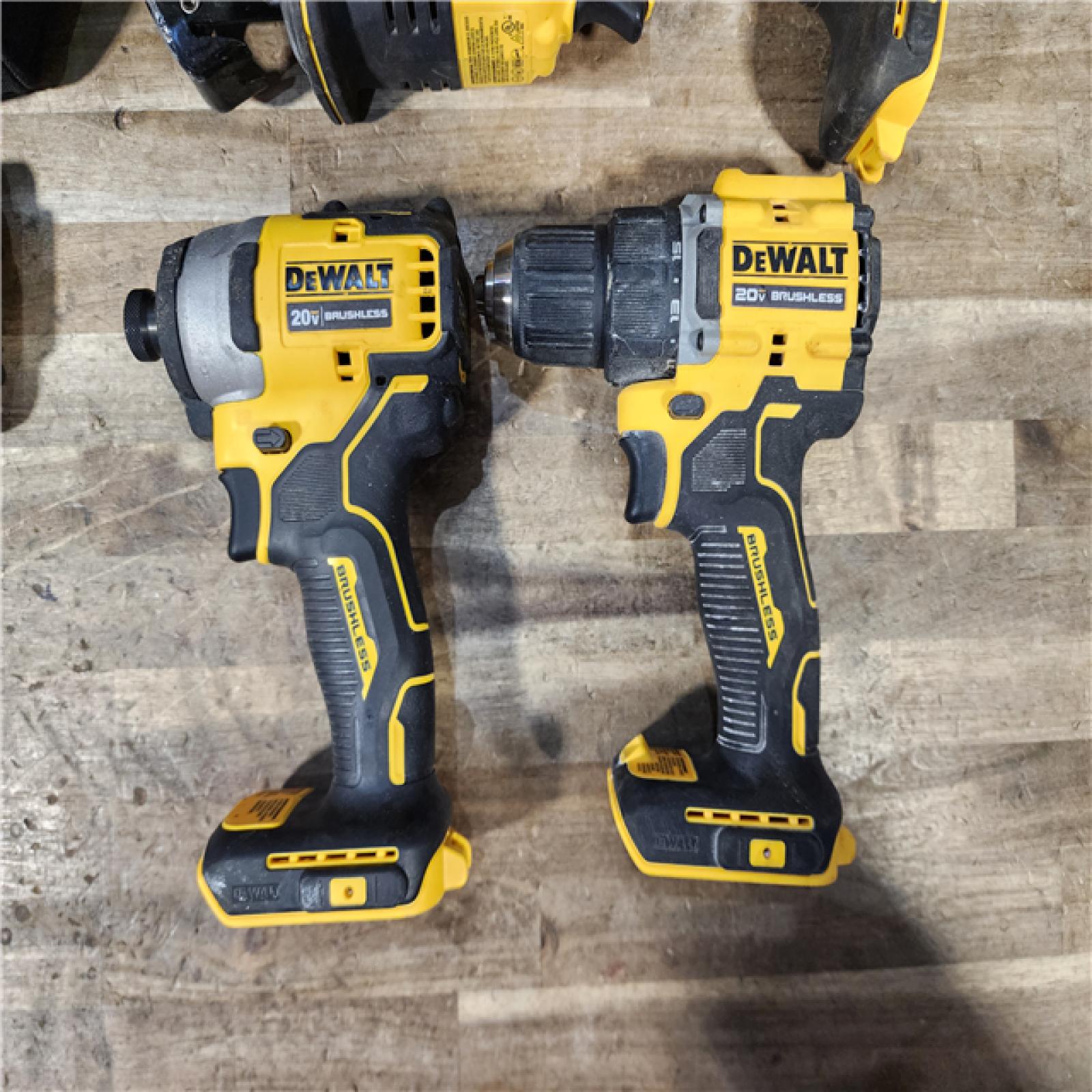 HOUSTON LOCATION - AS-IS DEWALT 4 TOOL COMBO KIT W/ (2) BATTERY & CHARGER