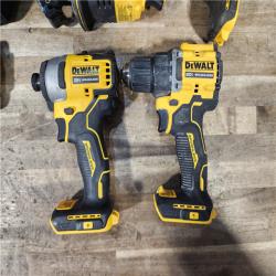 HOUSTON LOCATION - AS-IS DEWALT 4 TOOL COMBO KIT W/ (2) BATTERY & CHARGER