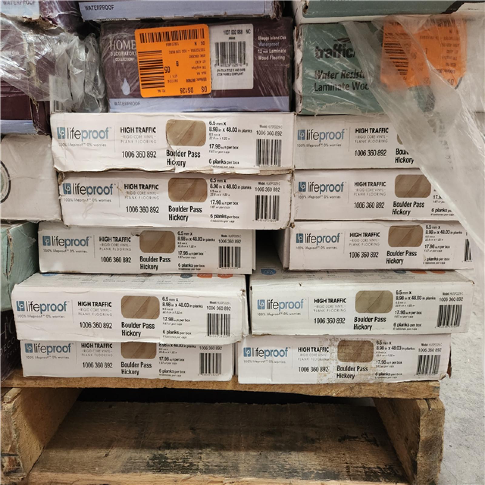 Phoenix AS-IS Mixed Flooring Pallet (27 Cases)