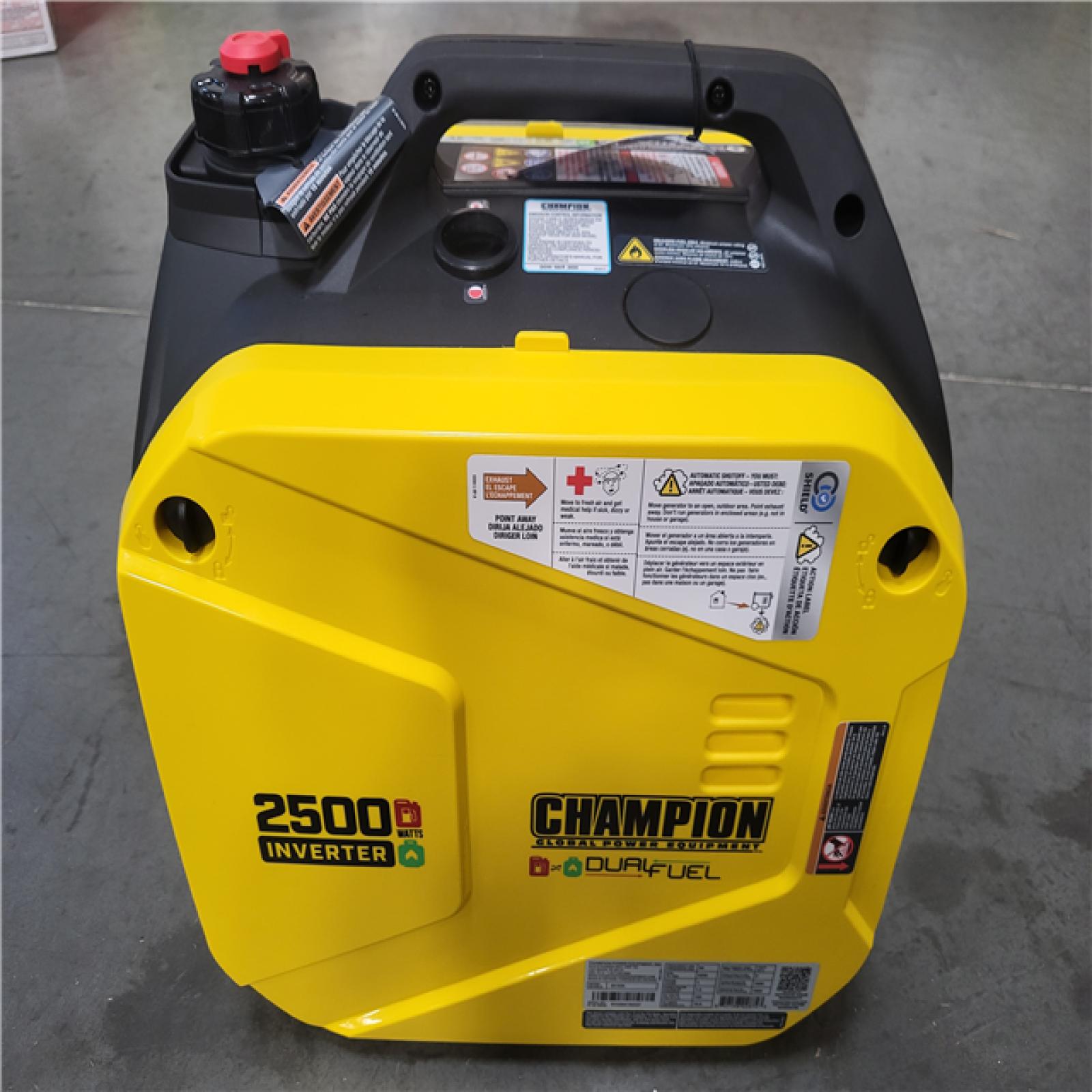 CALIFORNIA NEW CHAMPION 2500 STARTING WATTS INVERTER GENERATOR